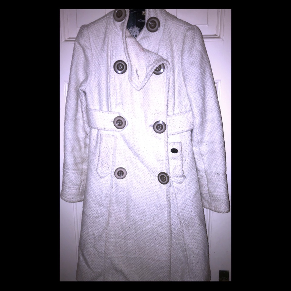 XOXO Wool Winter Peacoat with Satin Lining